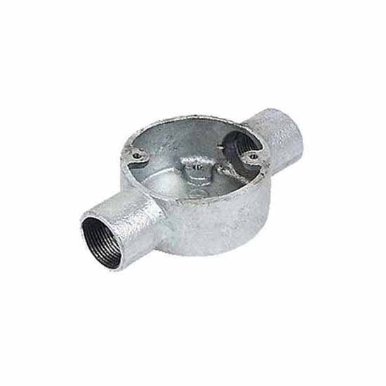 Niglon CB220G Galvanised 20mm 2 Way Through Box