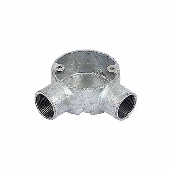 Niglon CBA20G Galvanised 20mm Conduit Angle Box
