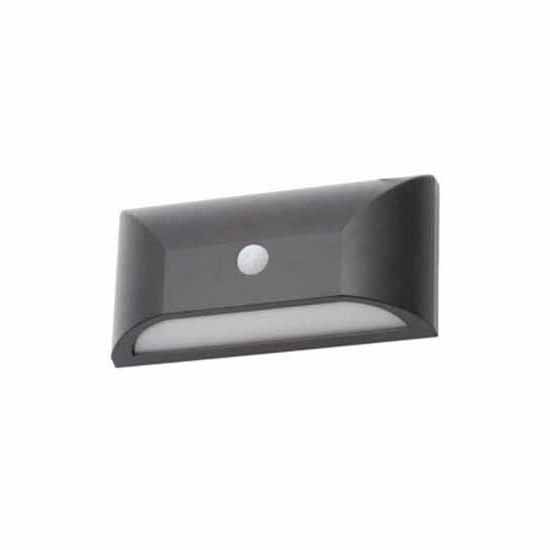 Forum POOLE CZ-31747-BLK 5w Black LED PIR Downlight 