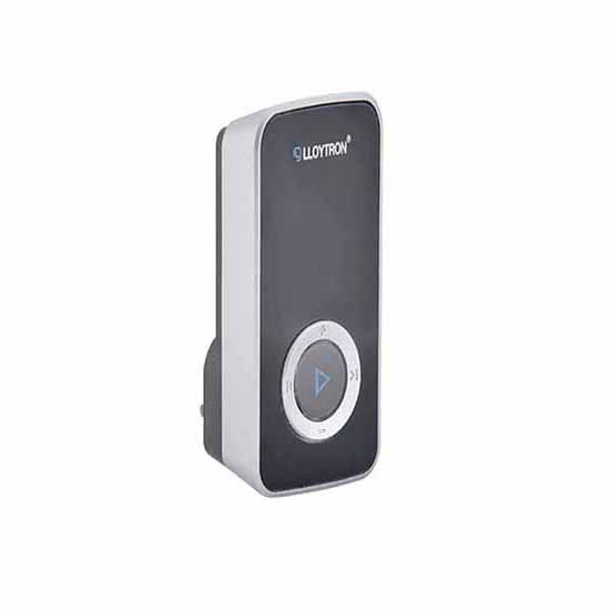 Lloytron B7935BK Additional Black Plug in Chime Receiver - 95 x 55mm