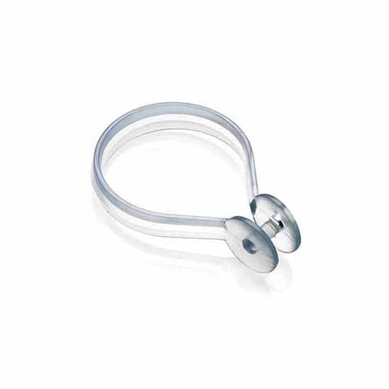 Gelson Shower Rail Rings - Clear (12 per Pack)