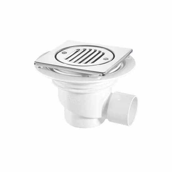 McAlpine TSG1T6SS Trapped Floor Gully for Tiled Floor Stainless Steel Top