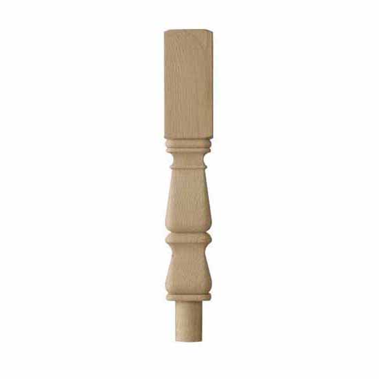 Richard Burbidge Trademark White Oak Provincial Newel Turning