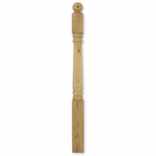 Richard Burbidge Colonial One Piece Decking Newel - 1195 x 82 x 82mm