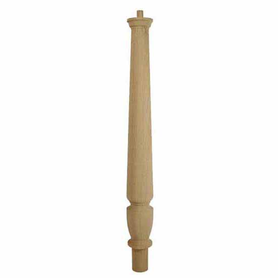 Richard Burbidge Classic White Oak Plain Continuous Handrail Newel Turning