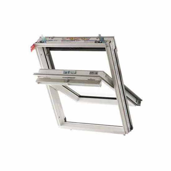 Keylite White Polyurethane Painted Centre Pivot Roof Window Hi-Therm