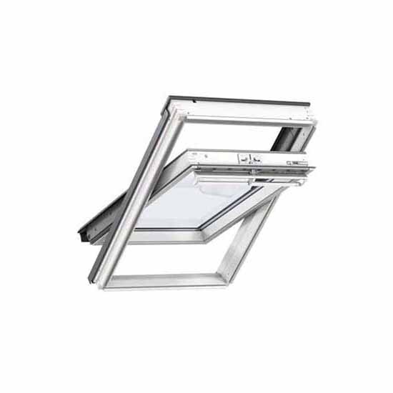 Velux GGL 2066 Centre Pivot Roof Window White Painted Triple Glazed