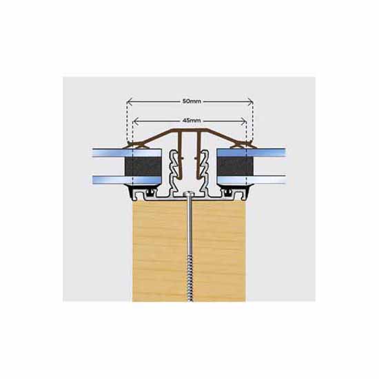 Capex Snap Down 10 - 25mm Polycarbonate Glazing Bar