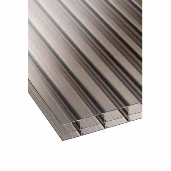 Corotherm Triplewall Bronze Polycarbonate Sheet - 16mm