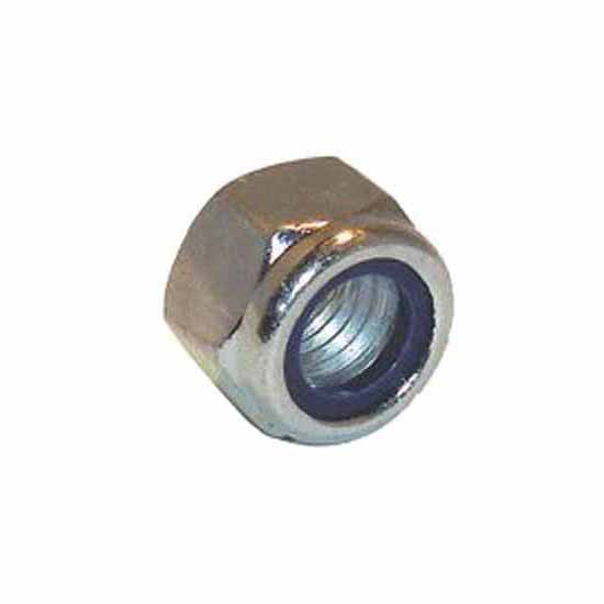 Nyloc Bright Zinc Plated (BZP) Metric Self Locking Nut