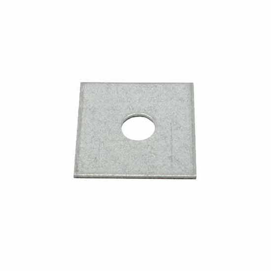 M12 Square Plate Washer - BZP - 50 x 50 x 3mm