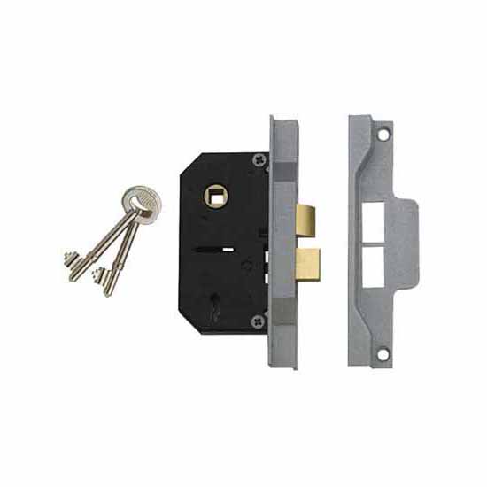 Union Y2242 Zinc Enamelled Rebated Mortice Sash Lock