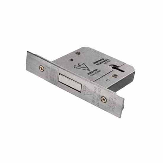Eurospec Satin Stainless Steel Easi-T 5 Lever Deadlock