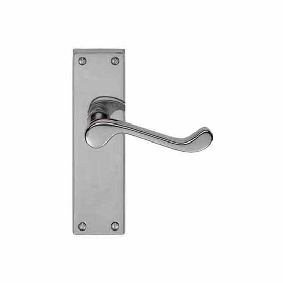 Carlisle Chrome Victorian Scroll Door Handle
