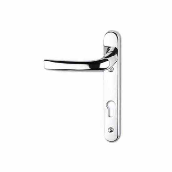 ASEC 92 Replacement Handle with 220mm Backplate to Suit uPVC Door