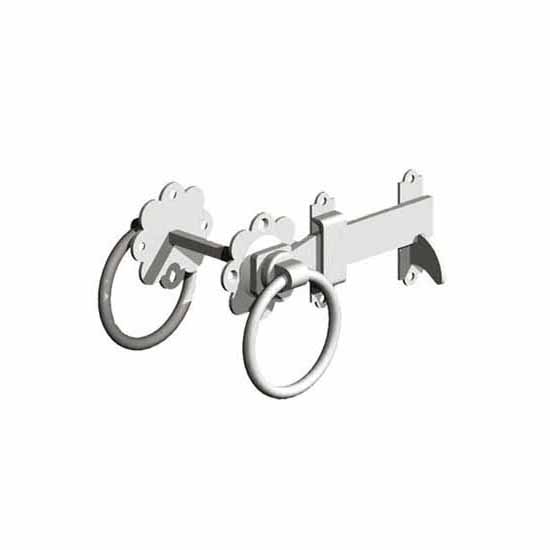 Birkdale Galvanised GM Plain Ring Gate Latch
