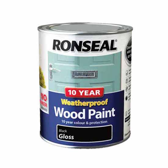 Ronseal 10 Year Weatherproof Wood Paint - Gloss