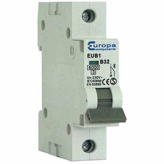 Europa Single Pole 6Ka MCB B Curve