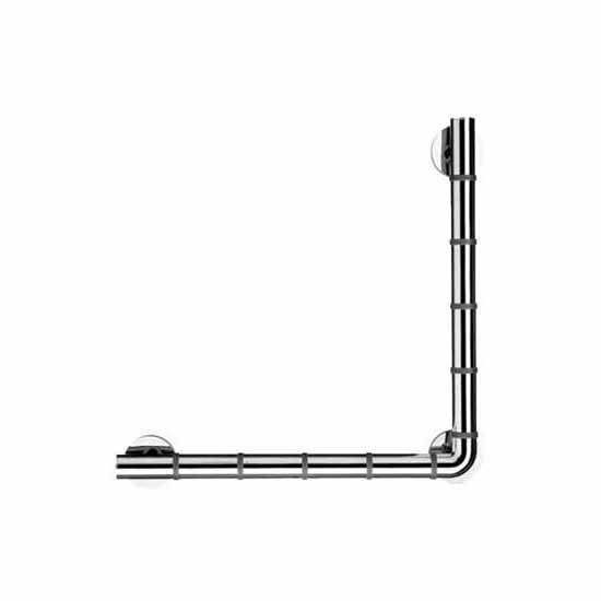 Croydex Profile Rigid 800 L Shaped Shower Rail