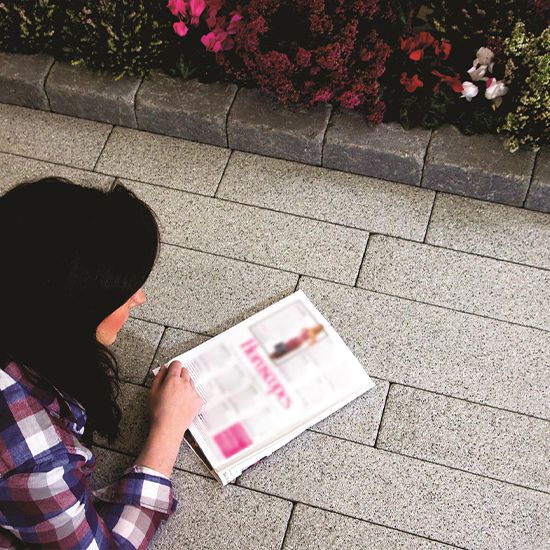 Tobermore Manhattan Block Paving - 600 x 150 x 80mm Lifestyle 1