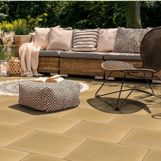 Tobermore Classica Paving Slab - 450 x 450 x 35mm - Lifestyle Buff