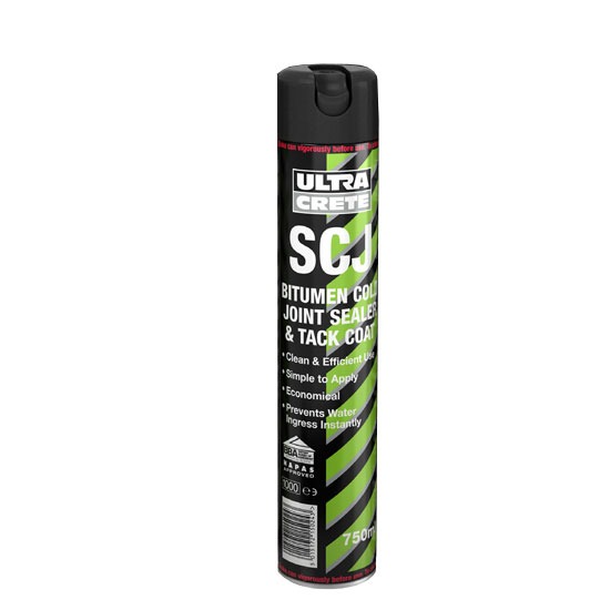 Ultracrete SCJ-750 Bitumen Spray Cold Joint Sealer & Tack Coat - 750ml