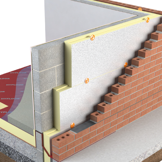 Unilin Thin-R Plus XT/CF Full Fill Cavity PIR Insulation - 1200 x 450mm