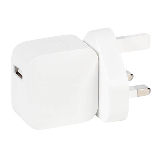 USB White Charger - Single Port