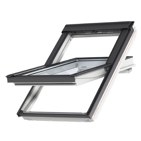 Velux GGU 0068 White Polyurethane Noise Reduction Centre Pivot Roof Window