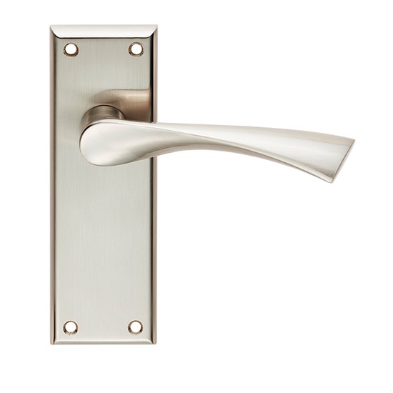 Carlisle SZR022SN Serozzetta Venti Satin Nickel Lever Latch On Back Plate 