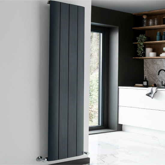 Vogue Astute Vertical Single Aluminium Radiator