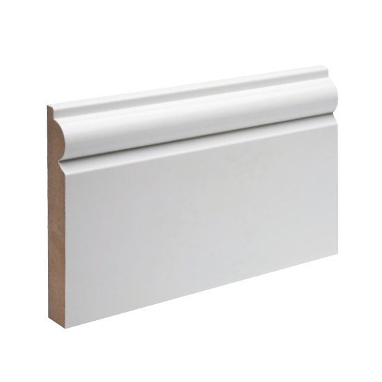 White Primed Torus MDF Moulding - 5400 x 15mm