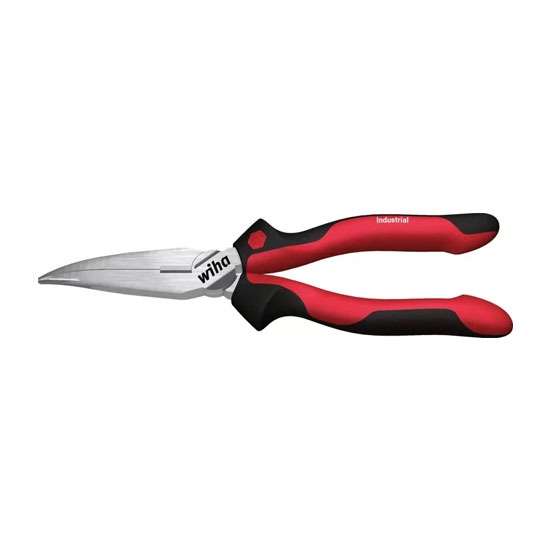 Wiha 34570 200mm Industrial Bent Snipe Nose Pliers