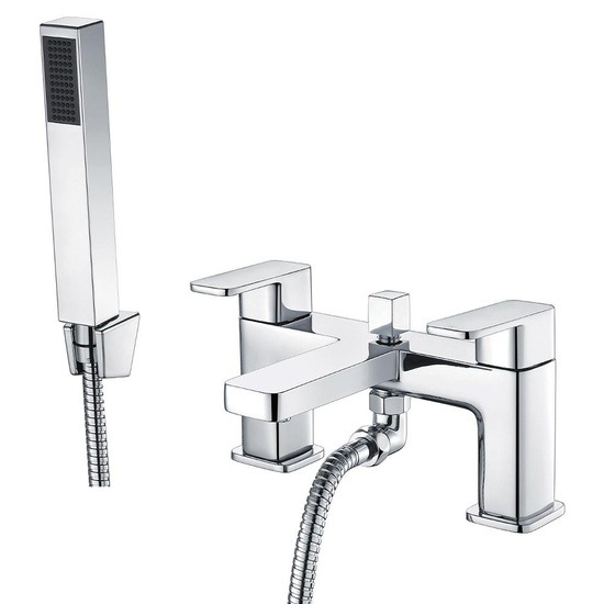 Wyndam Bramley Soft Square Bath Shower Mixer