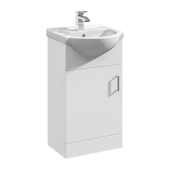 Wyndam Vista 450mm 1 Door Vanity Unit & Basin