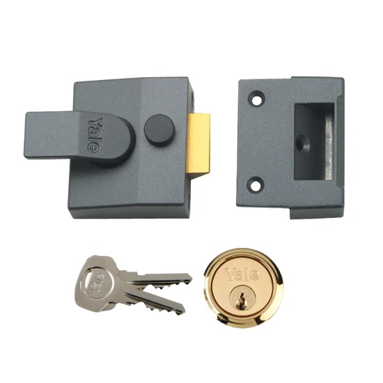 Yale P84-DMG-PB-40 Standard Dark Grey Nightlatch