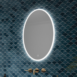 HiB Arena 80 LED Ambient Oval Mirror