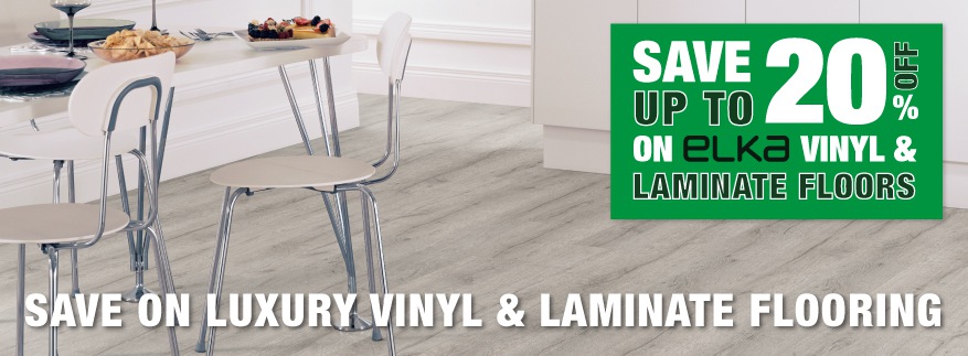 Save 20% on Luxury Vinyl & Laminate