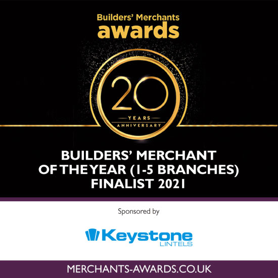 Builders' Merchant of the Year (1-5 Branches) 2021 - Finalist