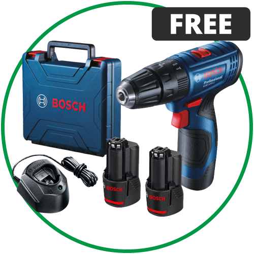 Bosch GSB 120-LI 12V Cordless Combi & Carry Case