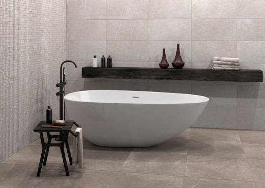 Freestanding Bath With Freestanding Tap