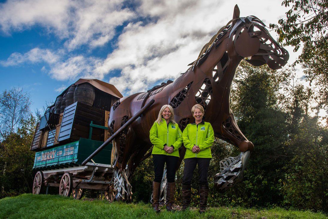 Bobby the Carthorse & Janet Berry