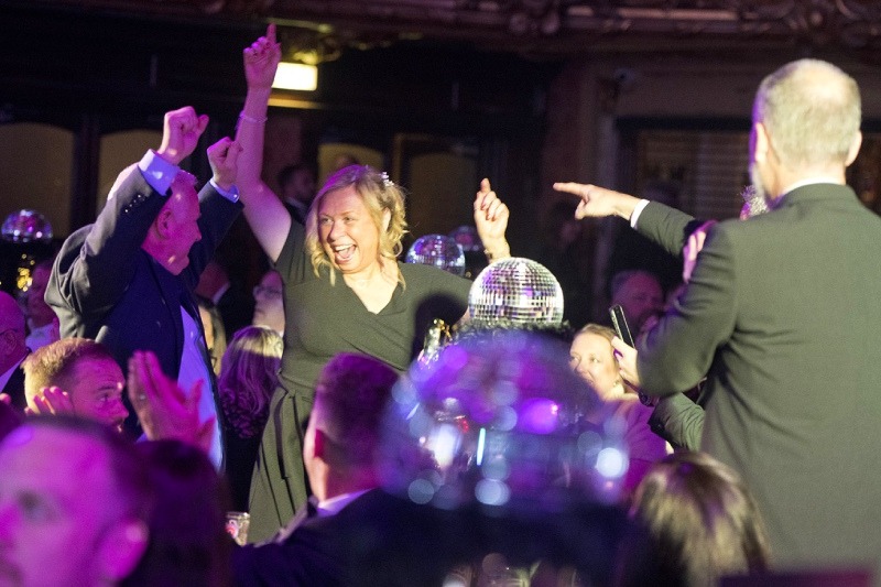 The feeling when you're announced as the winner!