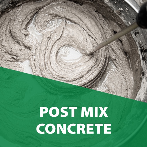 Post Mix Concrete Post Mix Concrete